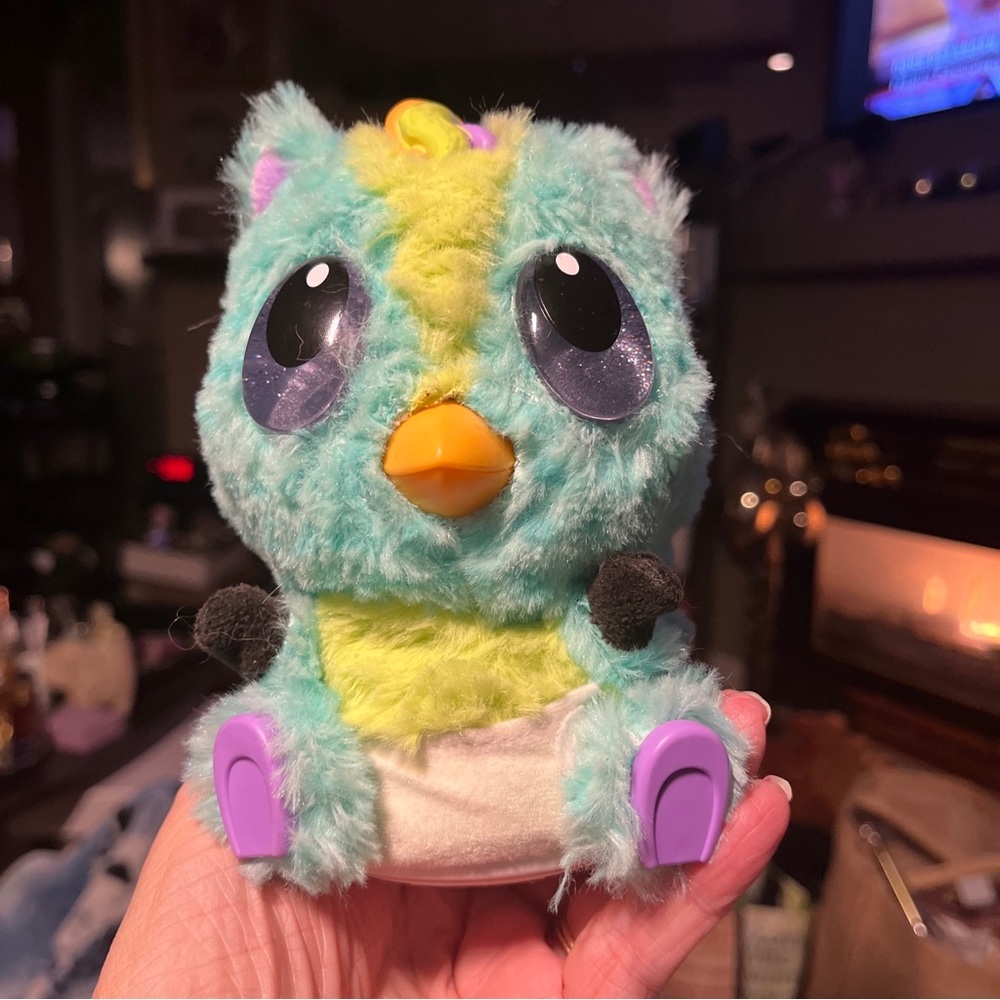 Hatchimals Hatchibabies Ponette Electronic Interactive Toy Baby Bird.  Works!